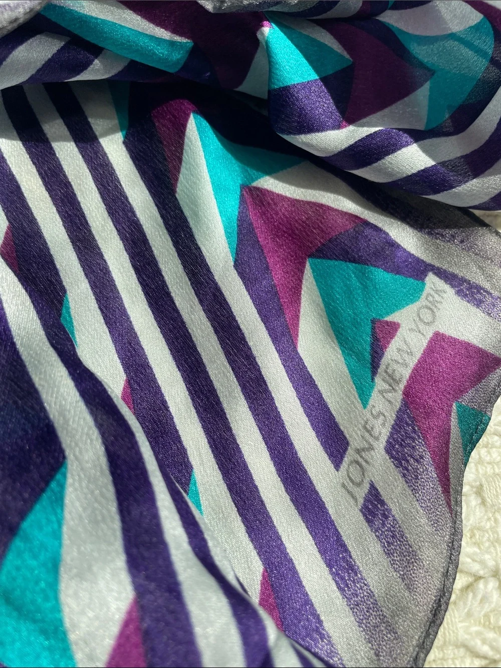 VTG JONES NY SILK SCARF